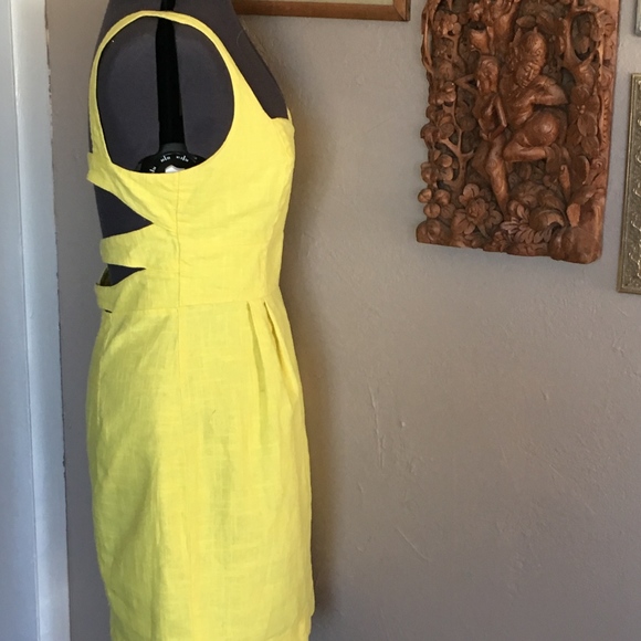 Urban Outfitters Dresses & Skirts - Urban Outfitters Cooperative Yellow linen dress
